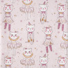 Printed Jersey DELICATS Light Pink / Gold22